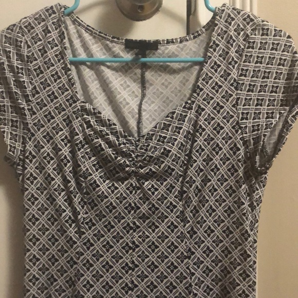 Macy’s Junior’s black and white dress - Picture 2 of 2